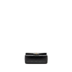 CHANEL MINI RECTANGULAR FLAP BAG LAMBSKIN BLACK LGHW (MICROCHIP)