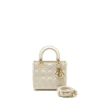 DIOR SMALL MY ABCDIOR LAMBSKIN WHITE LGHW