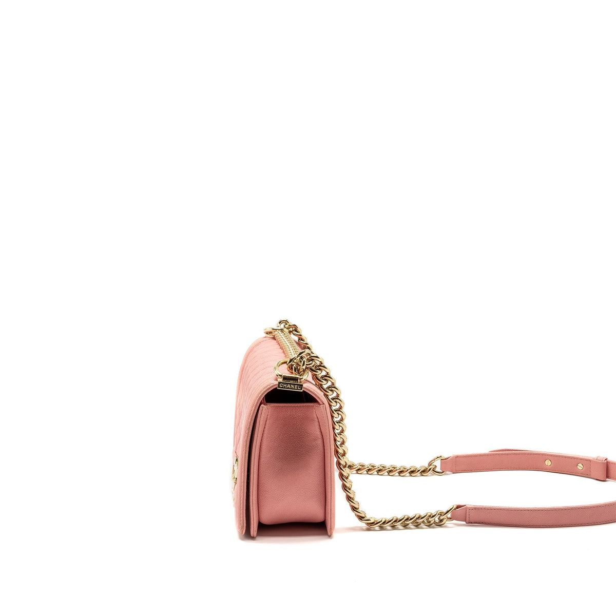 CHANEL MEDIUM BOY BAG CAVIAR PINK LGHW