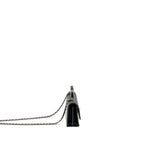 CHANEL TOP HANDLE MINI WALLET ON CHAIN FLAP BAG LAMBSKIN BLACK SHW (MICROCHIP)