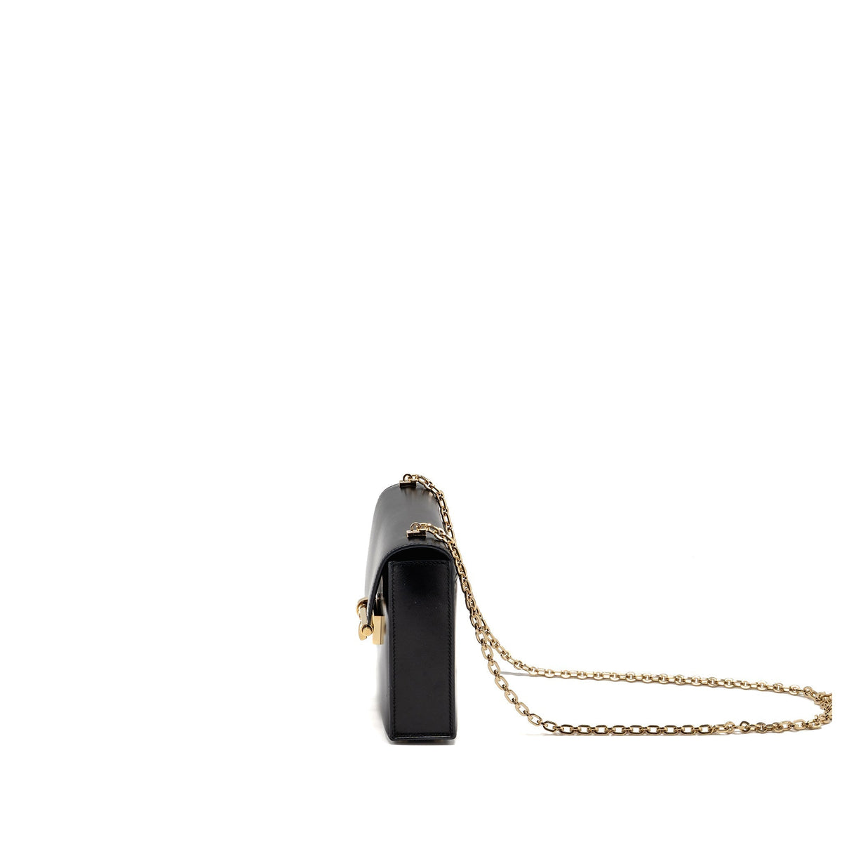 HERMES MINI VERROU BOX BLACK GHW