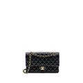 CHANEL MEDIUM CLASSIC DOUBLE FLAP BAG CAVIAR BLACK GHW