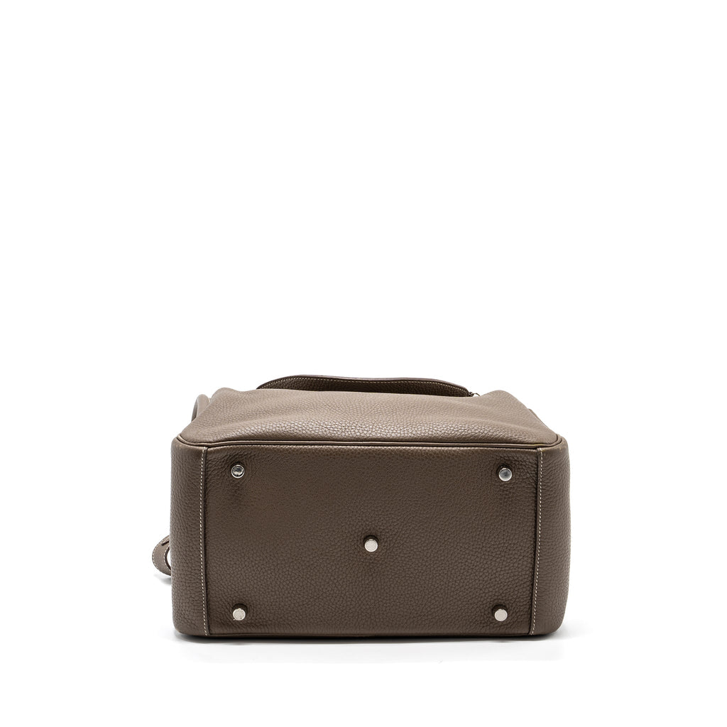 HERMES LINDY 30 CLEMENCE LEATHER ETOUPE SHW