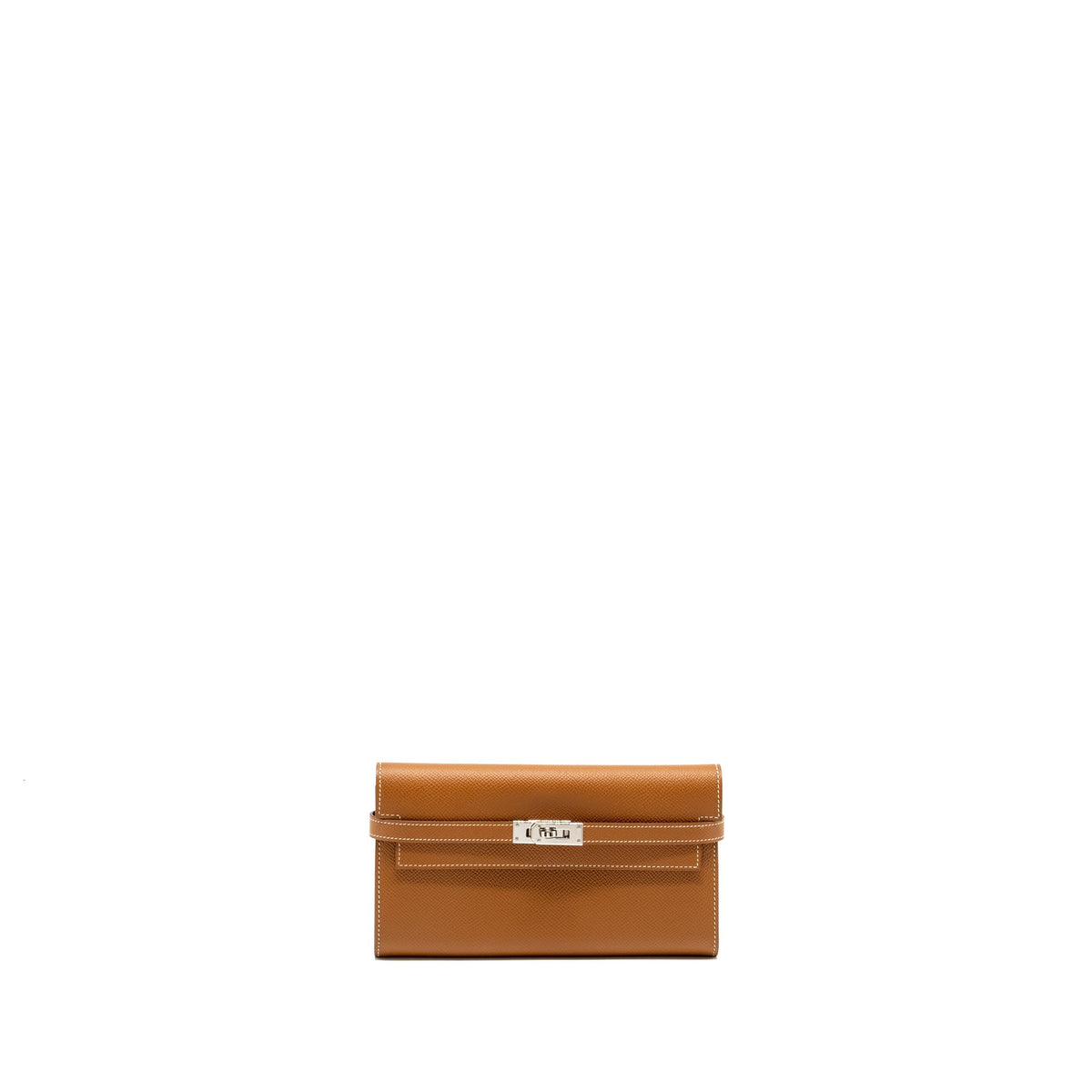 Hermes Kelly Long Wallet Epsom Gold SHW