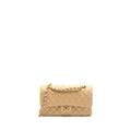 CHANEL MEDIUM CLASSIC DOUBLE FLAP BAG CAVIAR BEIGE GHW