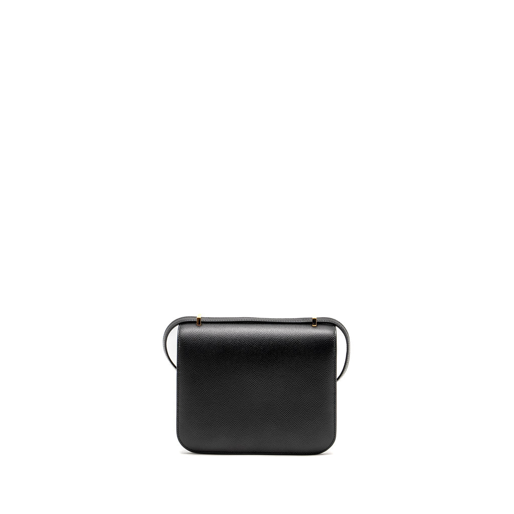 HERMES MINI CONSTANCE EPSOM BLACK RGHW
