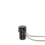 CHANEL VANITY WITH CHAIN LAMBSKIN BLACK LGHW(MICROCHIP)
