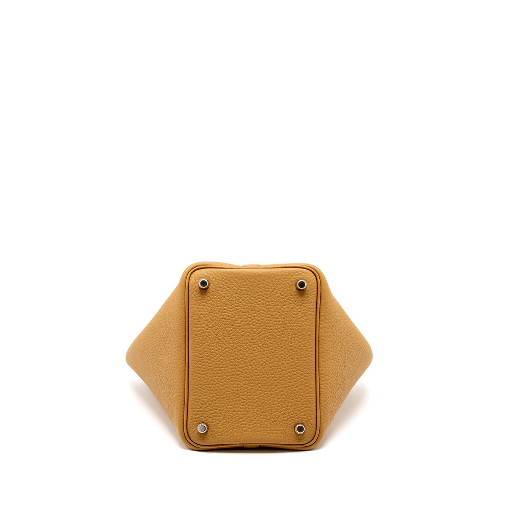 Hermes Picotin 18 Clemence Biscuit SHW
