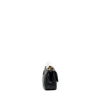 CHANEL PEARL CRUSH MINI SQUARE FLAP BAG LAMBSKIN BLACK GHW (MICROCHIP)