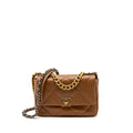 CHANEL SMALL 19 BAG LAMBSKIN CARAMEL MULTICOLOUR HARDWARE (MICROCHIP)