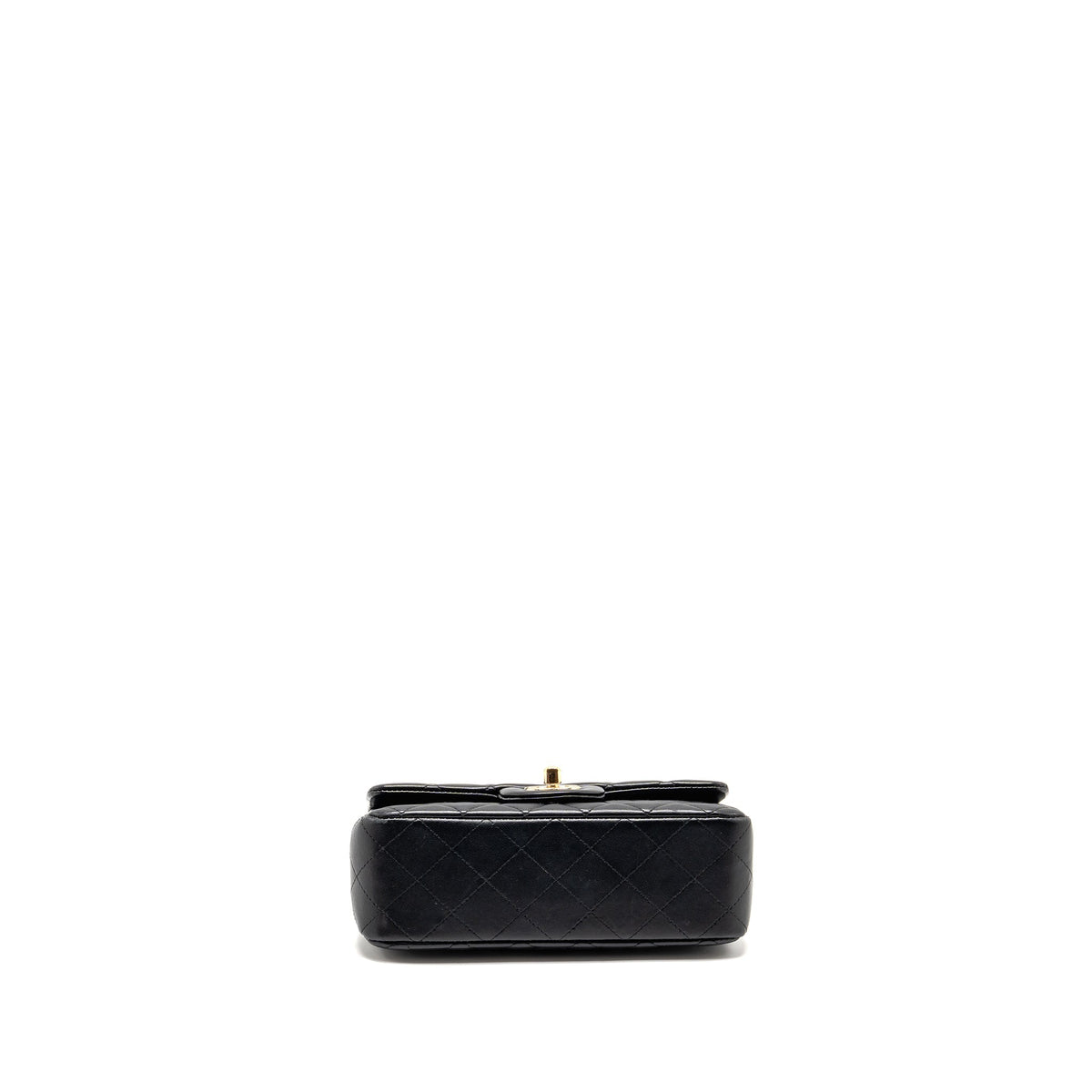 CHANEL MINI RECTANGULAR FLAP BAG LAMBSKIN BLACK LGHW