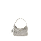PRADA RE-EDITION SATIN CRYSTAL MINI BAG SILVER SHW