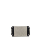 HERMES BIRKIN 25 TOILE SWIFT/CANVAS ECRU-NOIR/NOIR SHW