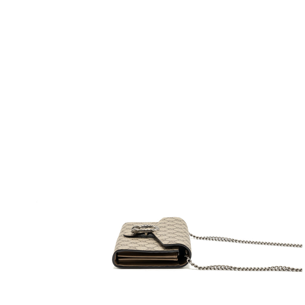 GUCCI DIONYSUS MINI CHAIN BAG GG SUPREME CANVAS BROWN / MULTICOLOUR SHW