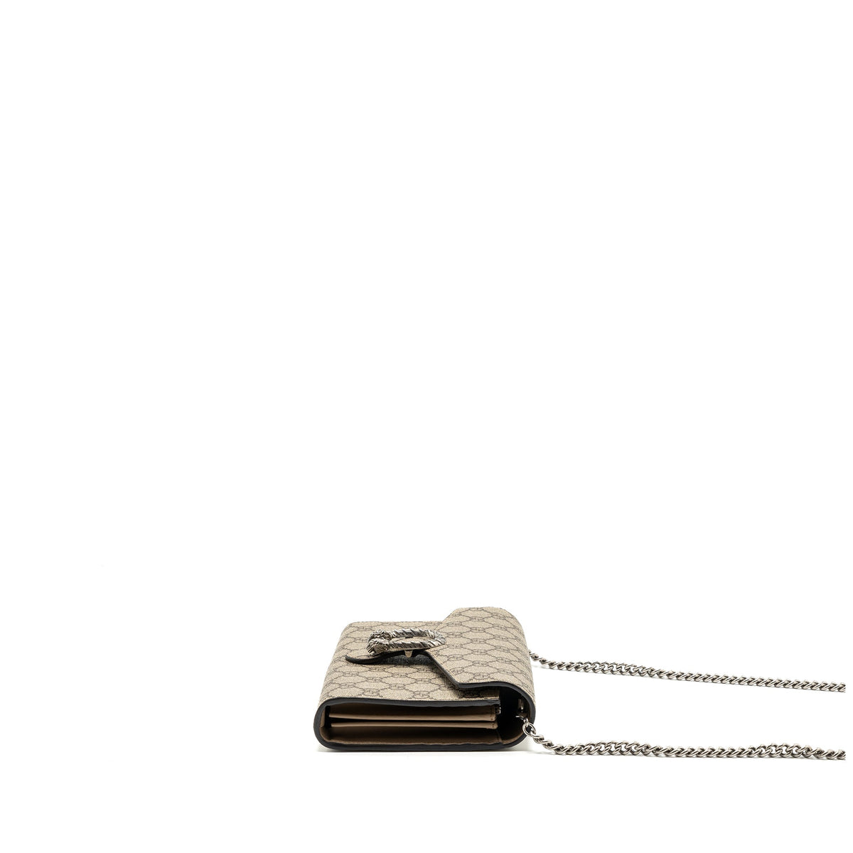 GUCCI DIONYSUS MINI CHAIN BAG GG SUPREME CANVAS BROWN / MULTICOLOUR SHW