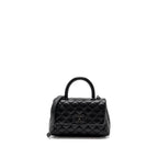 CHANEL SMALL COCO HANDLE CAVIAR SO BLACK / BLACK HARDWARE