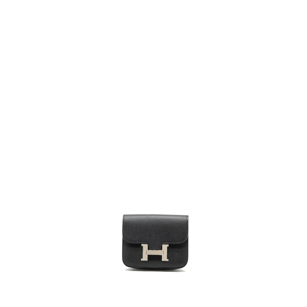 Hermes Constance slim epsom black SHW