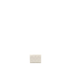 CHANEL CLASSIC FLAP CARD HOLDER CAVIAR WHITE LGHW (MICROCHIP)