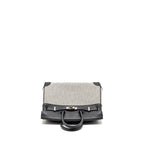 HERMES BIRKIN 25 TOILE SWIFT/CANVAS ECRU-NOIR/NOIR SHW