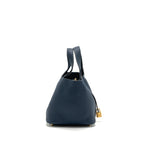 HERMES PICOTIN 18 LOCK BAG CLEMENCE BLEU DE PRUSSE GHW