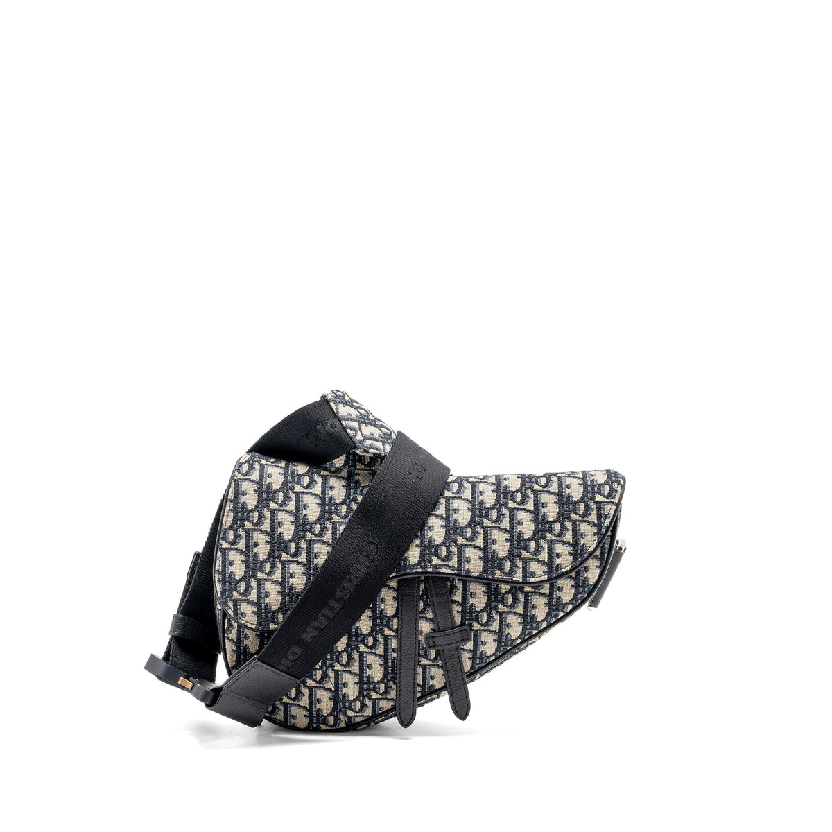 DIOR HOMME SADDLE BAG DIOR OBLIQUE JACQUARD MULTICOLOUR HARDWARE