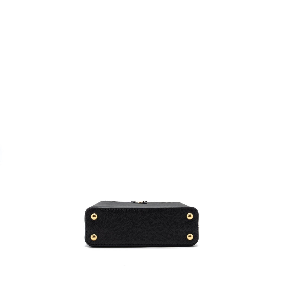 LOUIS VUITTON CAPUCINES BB TAURILLON BLACK GHW(NEW VERSION)