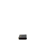 PRADA SMALL SAFFIANO LEATHER WALLET BLACK GHW