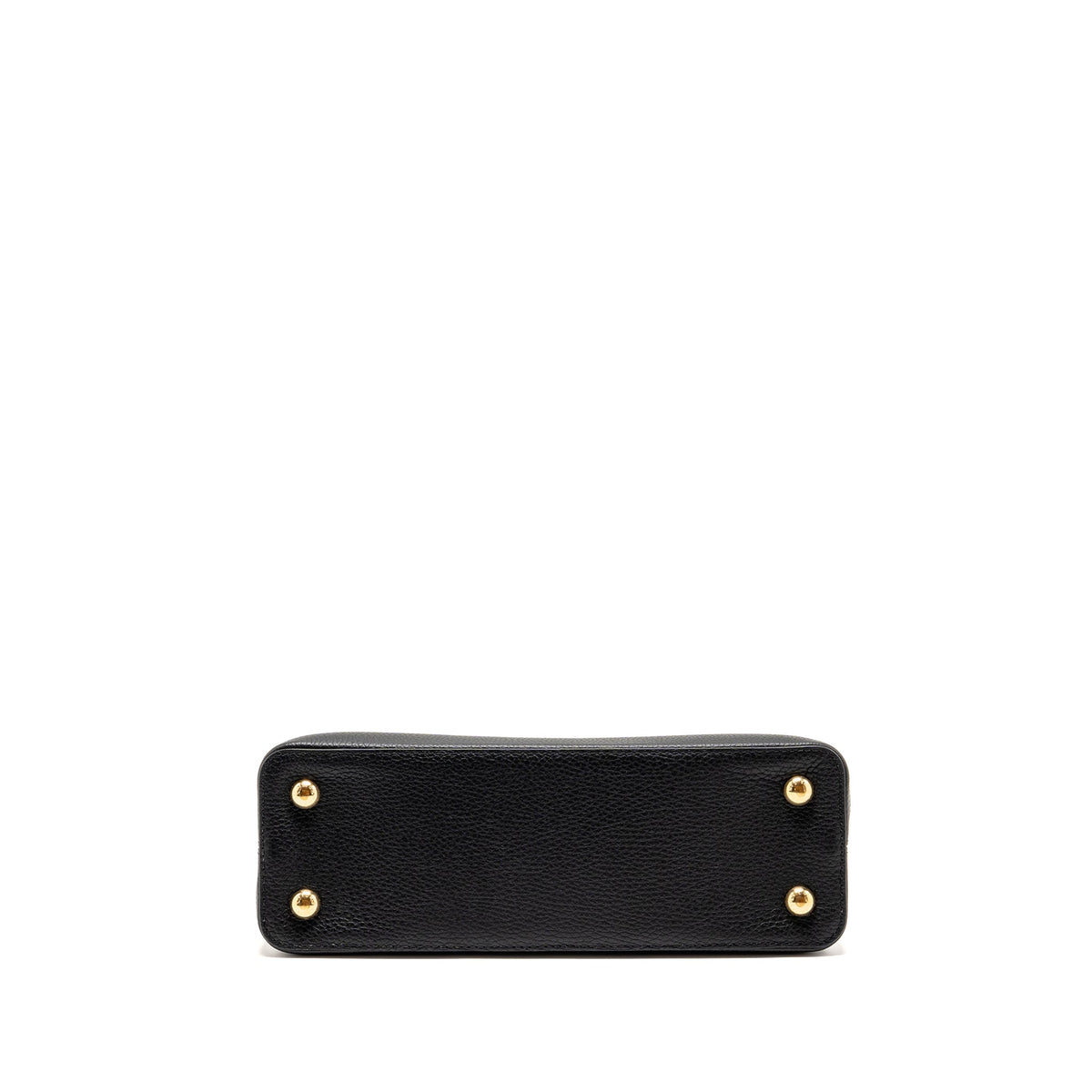 LOUIS VUITTON CAPUCINES MM TAURILLON LEATHER BLACK GHW