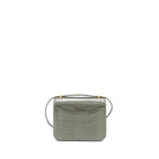 Hermes Constance Mini Alligator Mississippiensis 0V Gris Ciment GHW