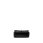 CHANEL MINI RECTANGULAR FLAP BAG LAMBSKIN BLACK LGHW