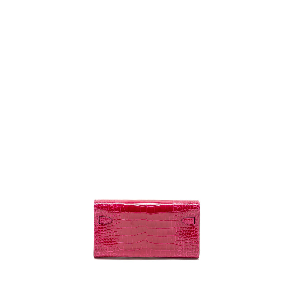 Hermes Kelly To Go shiny alligator mississippiensis rose Mexico GHW