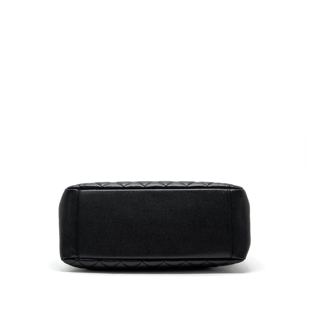 CHANEL GRAND SHOPPING TOTE CAVIAR BLACK GHW