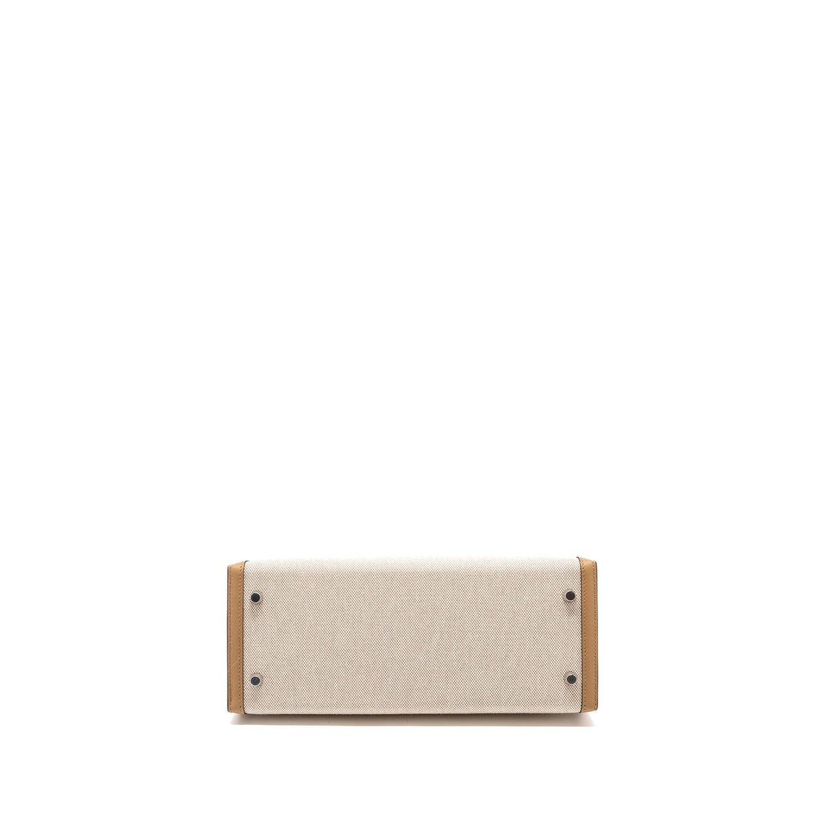 Hermes Kelly 28 Swift/Canvas Chai SHW