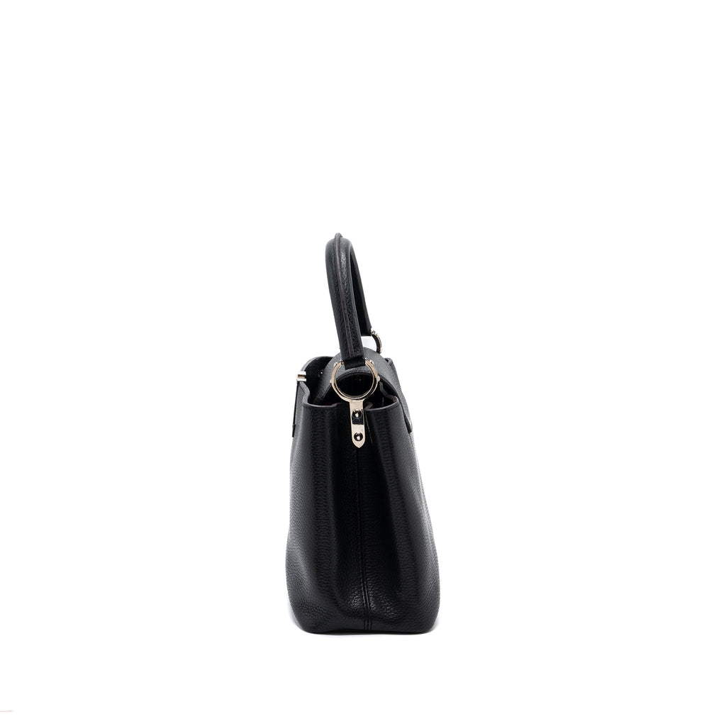 LOUIS VUITTON CAPUCINES PM CALFSKIN BLACK SHW