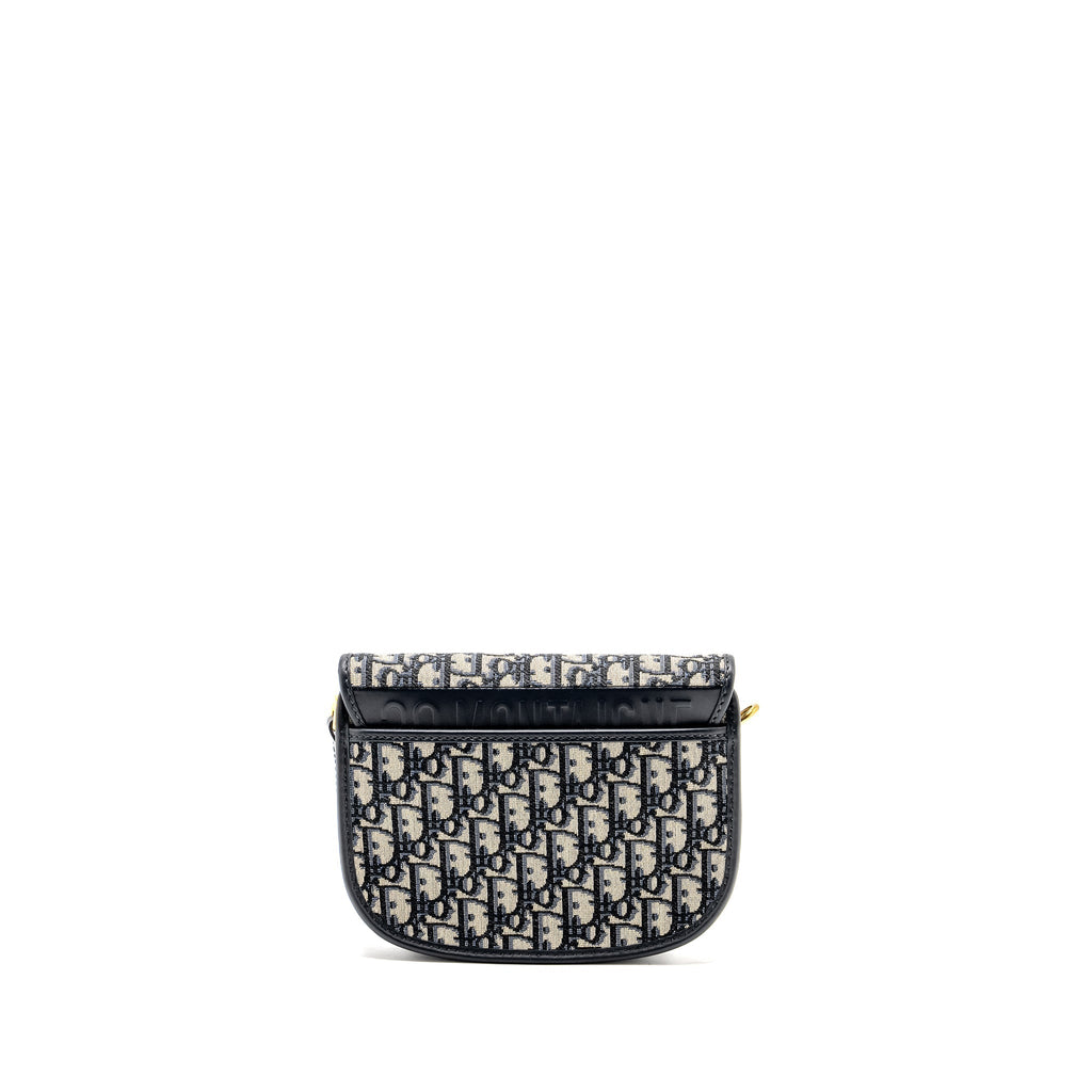 DIOR MEDIUM BOBBY BAG BLUE DIOR OBLIQUE JACQUARD GHW