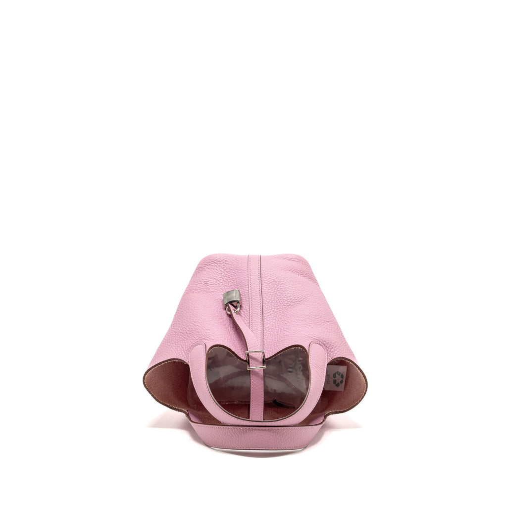 Hermes Picotin 18 Lock Bag Clemence X9 Mauve Sylvestre SHW