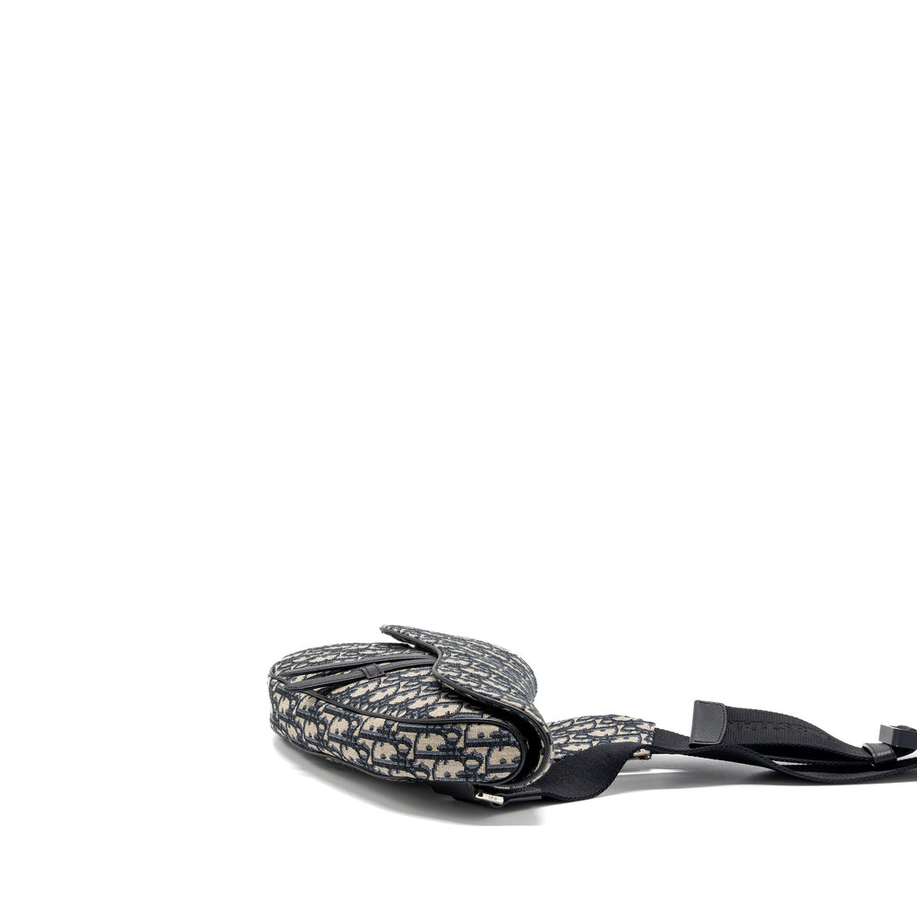 DIOR HOMME SADDLE BAG DIOR OBLIQUE JACQUARD MULTICOLOUR HARDWARE