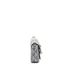 DIOR HIT THE ROAD BAG WITH STRAP DIOR CD DIAMOND CANVAS GREY MULTICOLOUR HARDWARE
