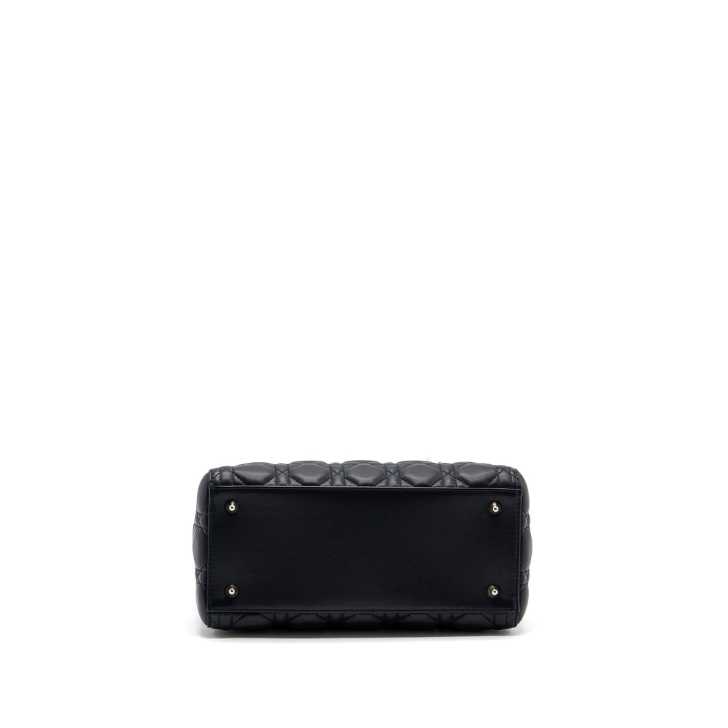 DIOR MEDIUM LADY DIOR LAMBSKIN BLACK SHW