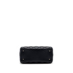 DIOR MEDIUM LADY DIOR LAMBSKIN BLACK SHW