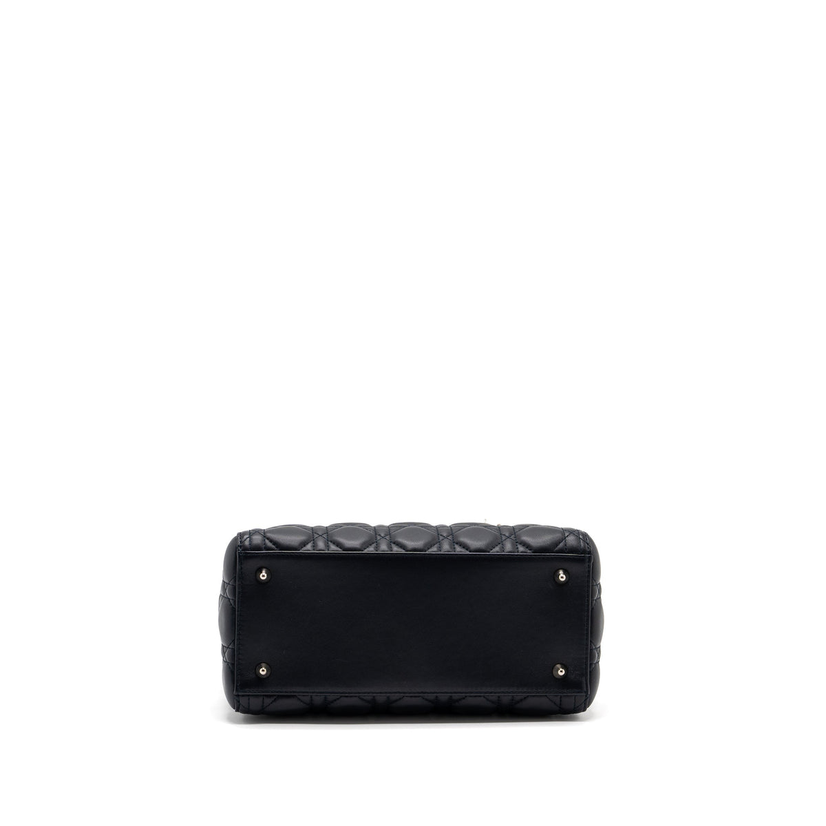 DIOR MEDIUM LADY DIOR LAMBSKIN BLACK SHW