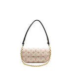 LOUIS VUITTON IVY WALLET ON CHAIN MONOGRAM CANVAS BEIGE/ CREAM GHW