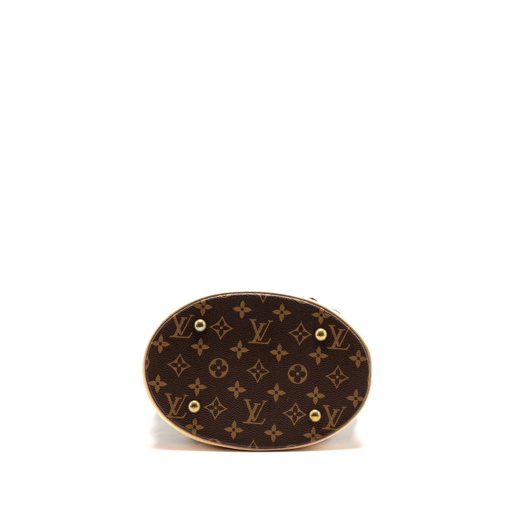 Louis Vuitton petit bucket bag monogram canvas GHW