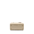DIOR MEDIUM LADY DIOR PATENT BEIGE SHW