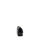 CHANEL MINI SQUARE FLAP BAG LAMBSKIN BLACK LGHW (MICROCHIP)