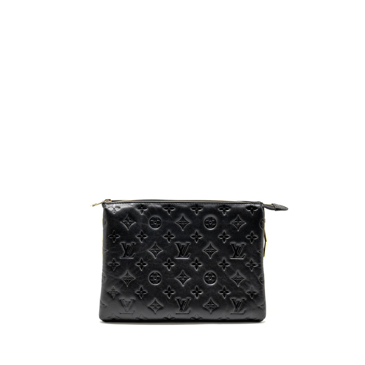 LOUIS VUITTON COUSSIN PM LAMBSKIN BLACK GHW