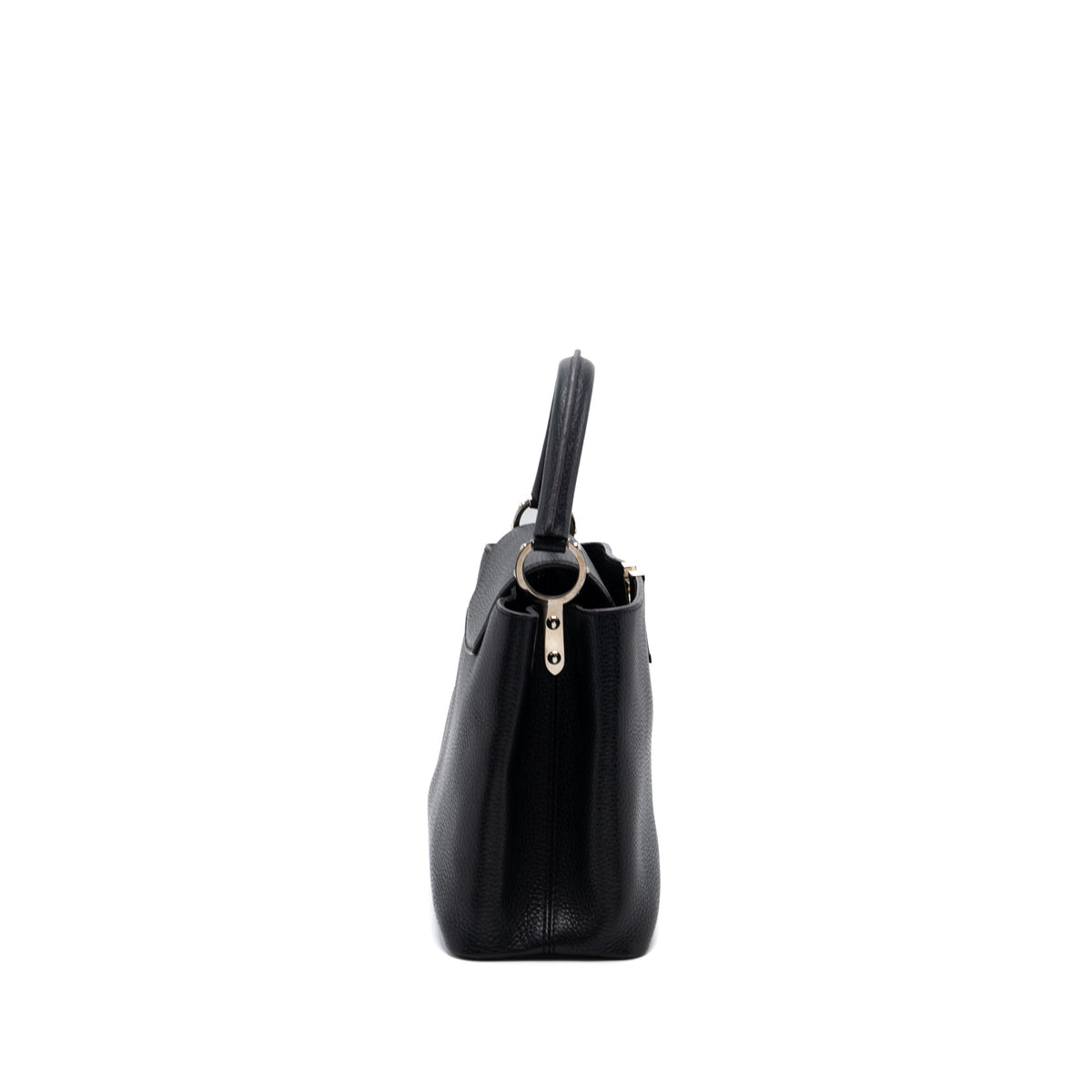 LOUIS VUITTON CAPUCINES PM CALFSKIN BLACK SHW
