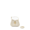 GUCCI JACKIE 1961 MINI SHOULDER BAG CALFSKIN WHITE GHW