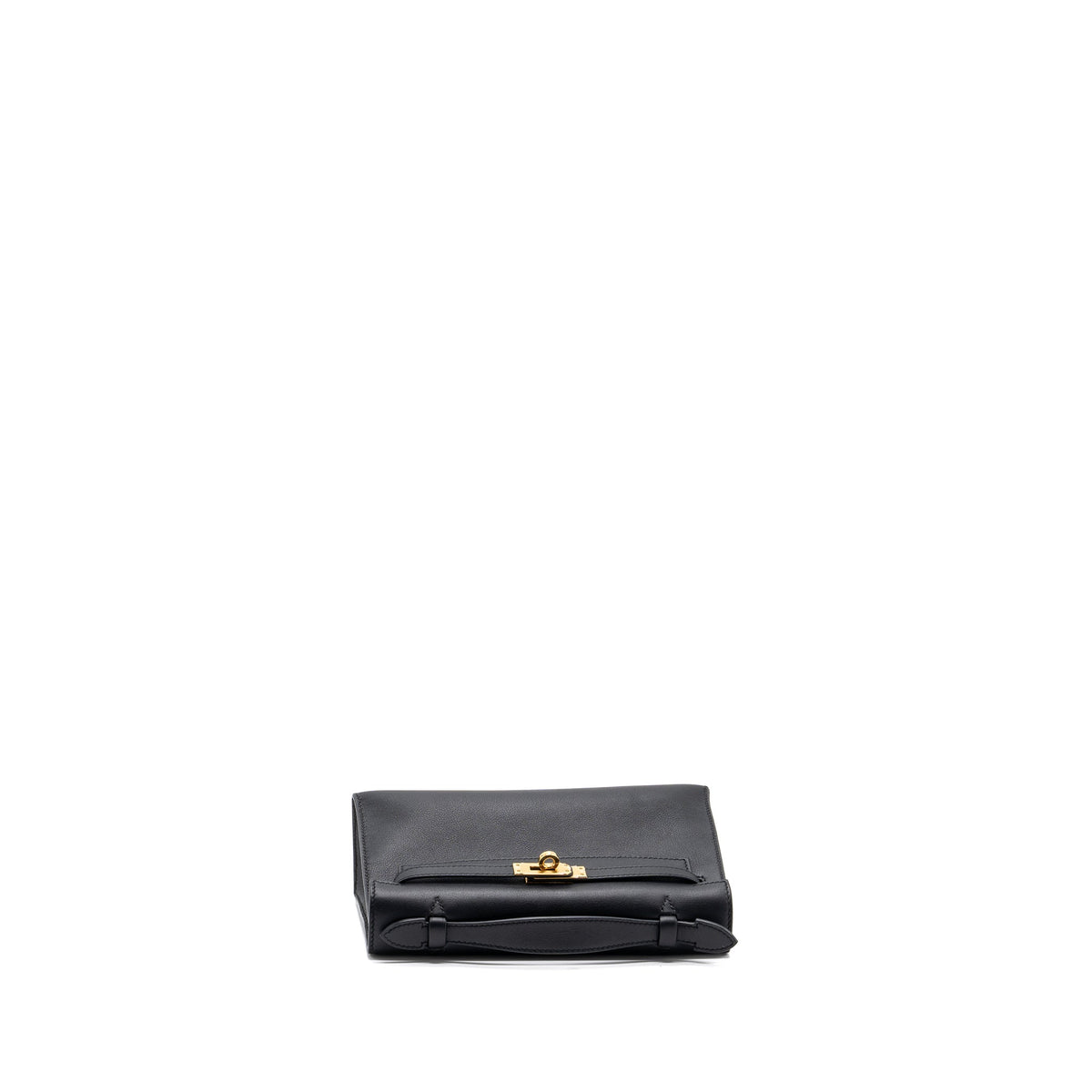 Hermes Kelly Pochette Swift Black GHW