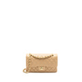 CHANEL MEDIUM CLASSIC DOUBLE FLAP BAG CAVIAR BEIGE GHW